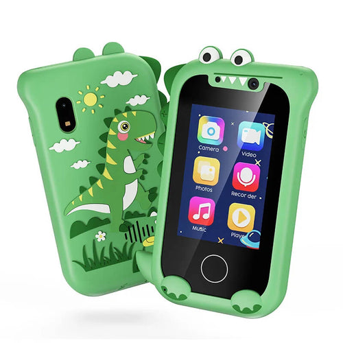 Teléfono Inteligente Amigable para Niños con Cámara HD, Reproductor de Música y Pantalla Táctil – Aprendizaje y Entretenimiento