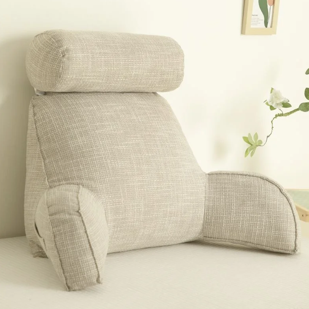 Cojín ergonómico para la espalda con reposabrazos