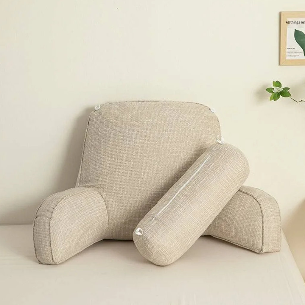 Cojín ergonómico para la espalda con reposabrazos