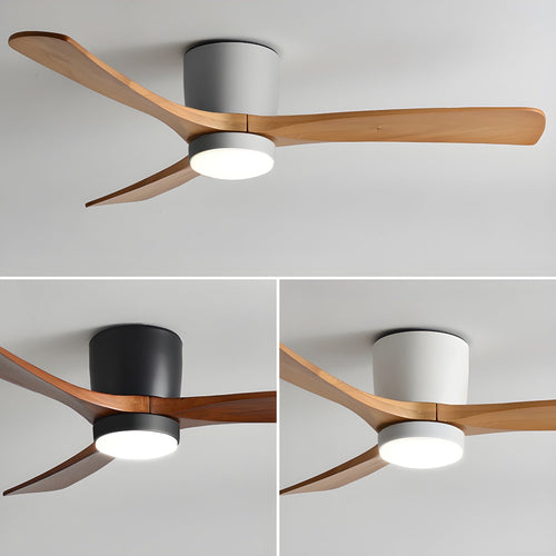 Ventilador de Techo Nórdica con Luz LED y Control Remoto