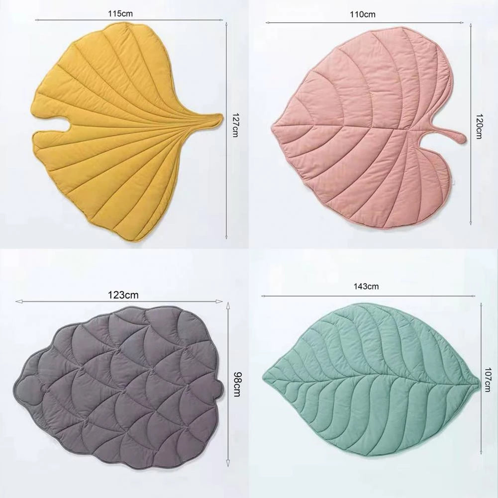 Nordisk Alfombra en Forma de Hoja para el Hogar – Suave y Decorativa