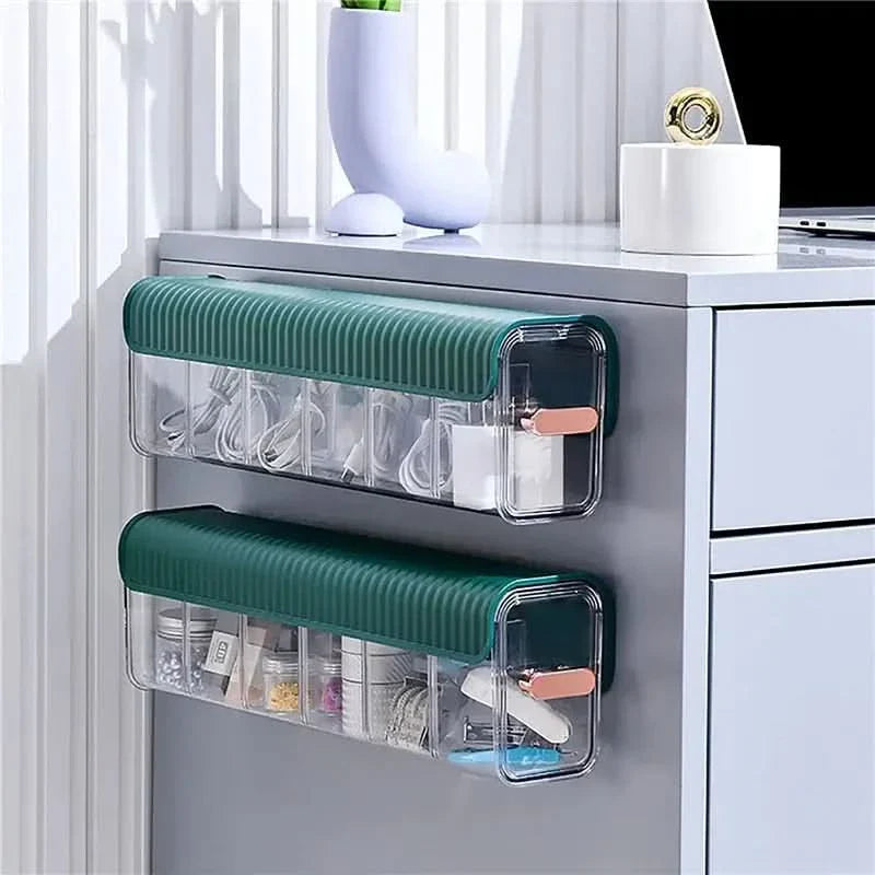Caja de pared multifuncional para almacenamiento organizado