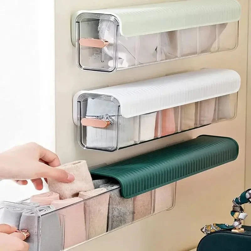 Caja de pared multifuncional para almacenamiento organizado