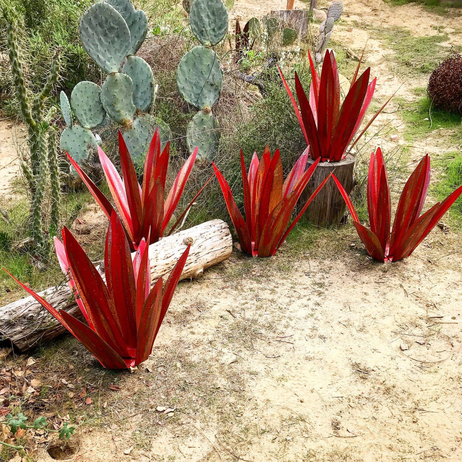 GartenGlanz - Escultura Rústica de Agave Eterna Impermeable | 50% DESCUENTO