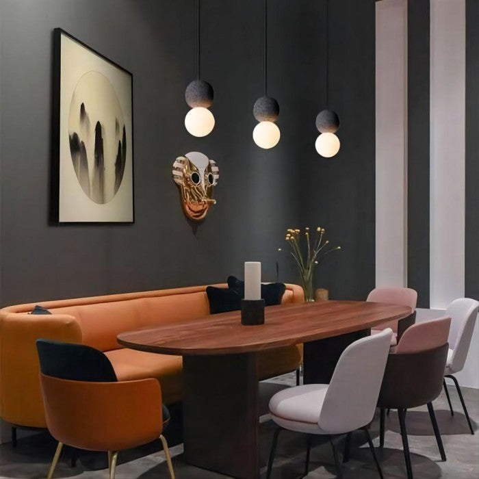 Oriva | lámpara colgante minimalista en forma de esfera