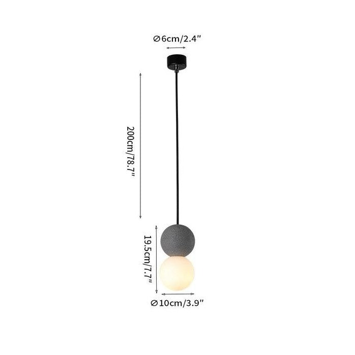 Oriva | lámpara colgante minimalista en forma de esfera