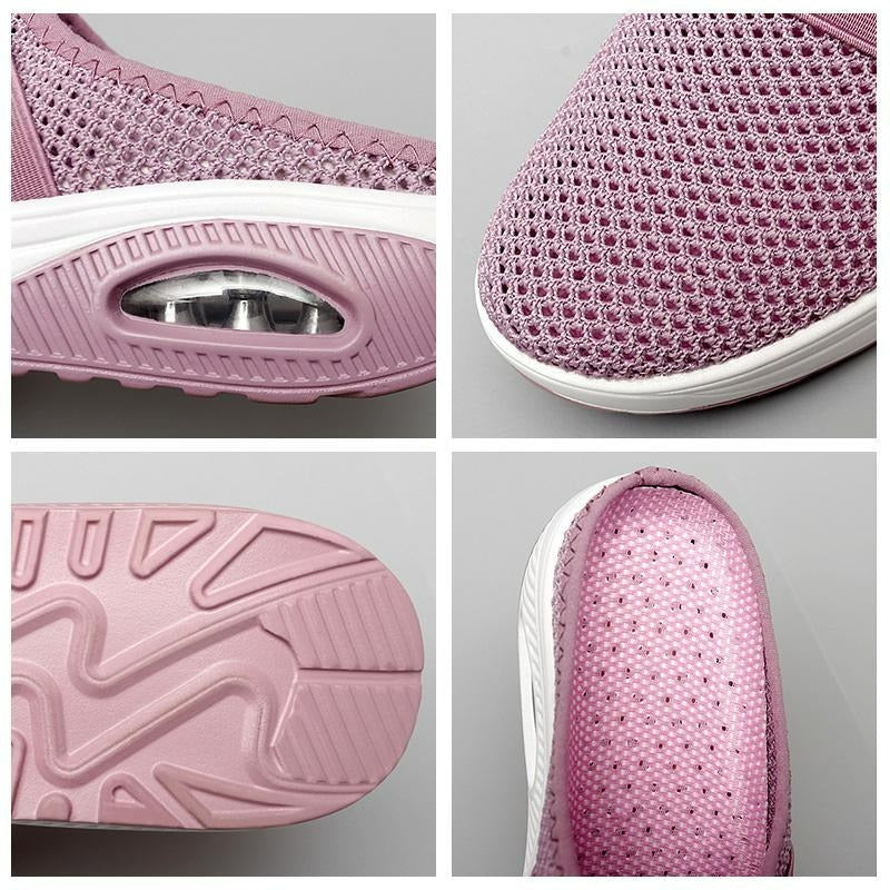Zapatos ortopédicos slip-on para mujeres con almohadilla de aire
