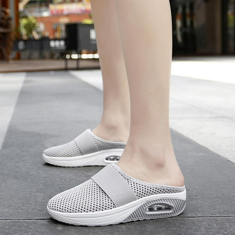 Zapatos ortopédicos slip-on para mujeres con almohadilla de aire