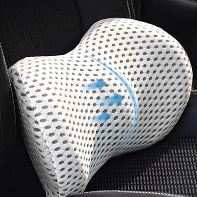 Cojín lumbar ergonómico y transpirable para sentarse
