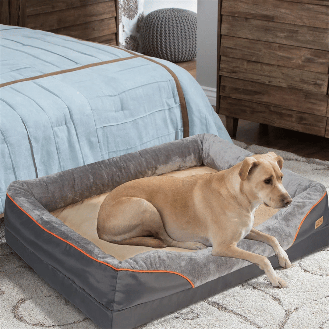 Cama Ortopédica de Espuma Viscoelástica para Perros de Grandes Razas
