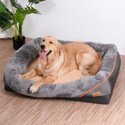 Cama Ortopédica de Espuma Viscoelástica para Perros de Grandes Razas
