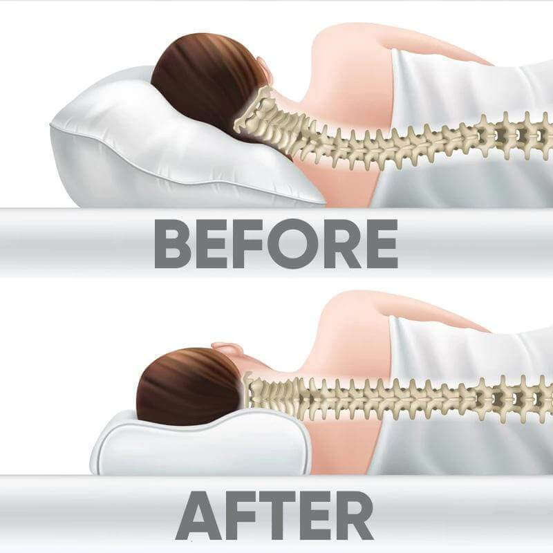 Cómoda Almohada de Espuma de Memoria Ortopédica