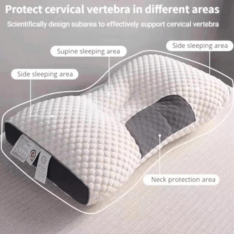 Almohada Ortopédica para Alivio del Dolor de Cuello y Espalda