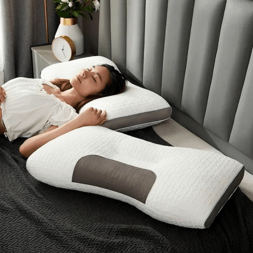 Almohada Ortopédica para Alivio del Dolor de Cuello y Espalda