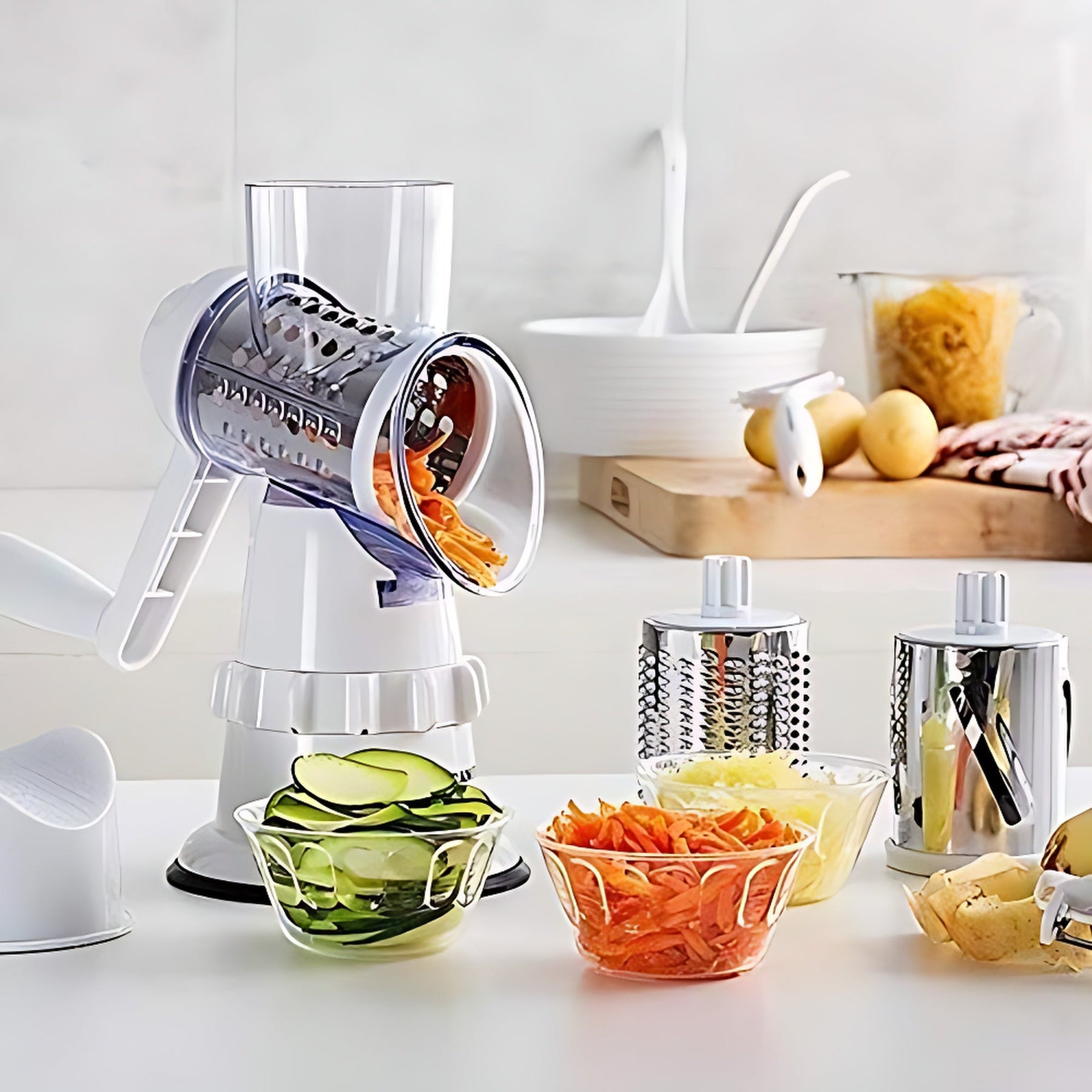 SliceEase - Cortador de verduras práctico para una preparación perfecta en la cocina