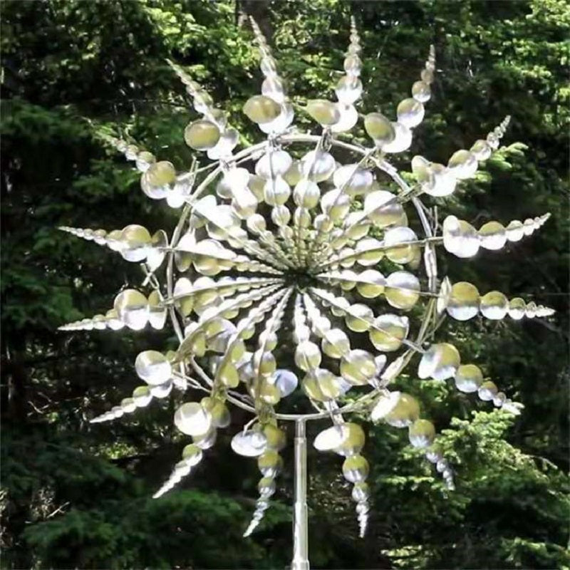 Decoración de Jardín con Molinete Cinético de Metal Antioxidante para Exterior