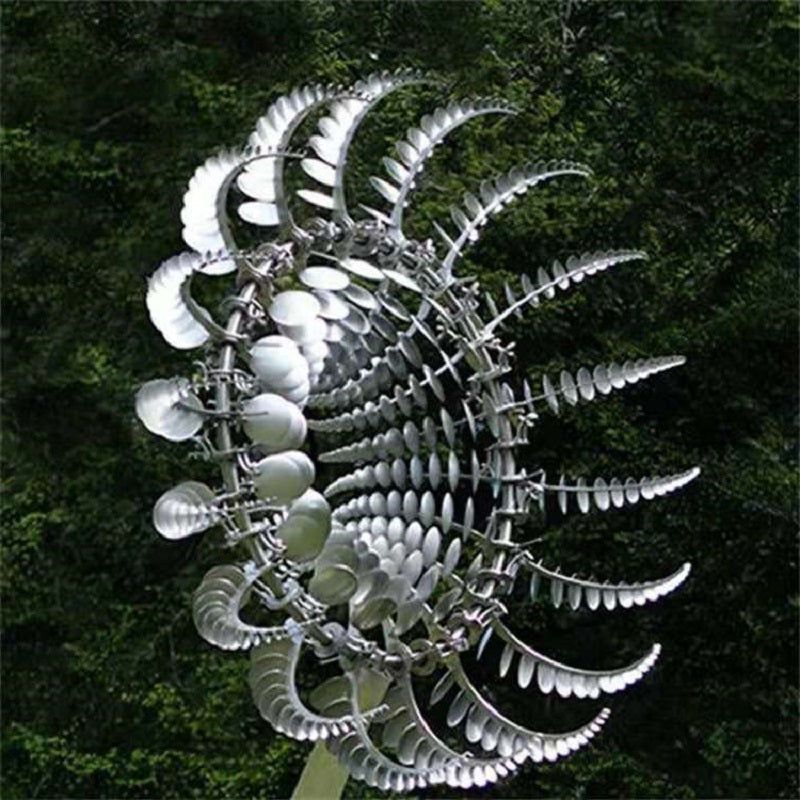 Decoración de Jardín con Molinete Cinético de Metal Antioxidante para Exterior