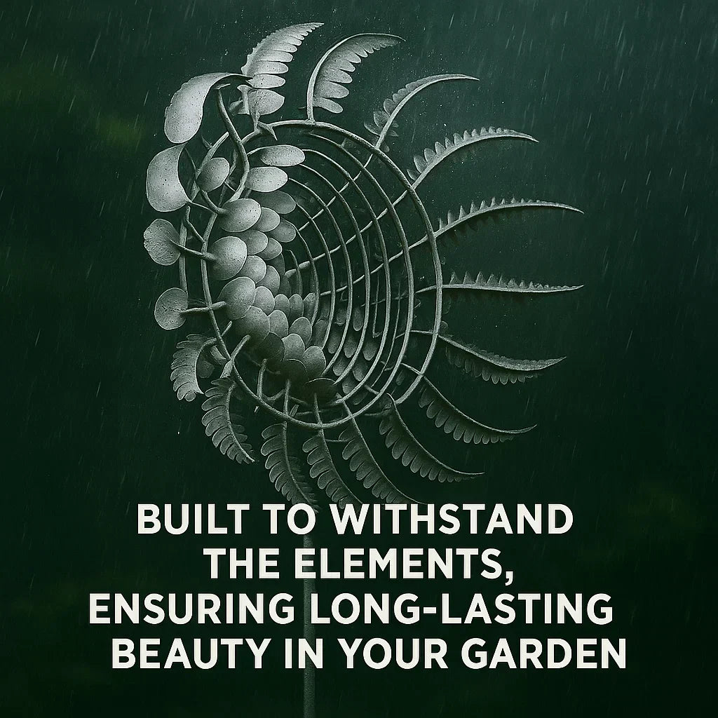 Decoración de Jardín con Molinete Cinético de Metal Antioxidante para Exterior