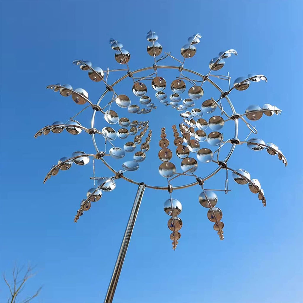 Decoración de Jardín con Molinete Cinético de Metal Antioxidante para Exterior