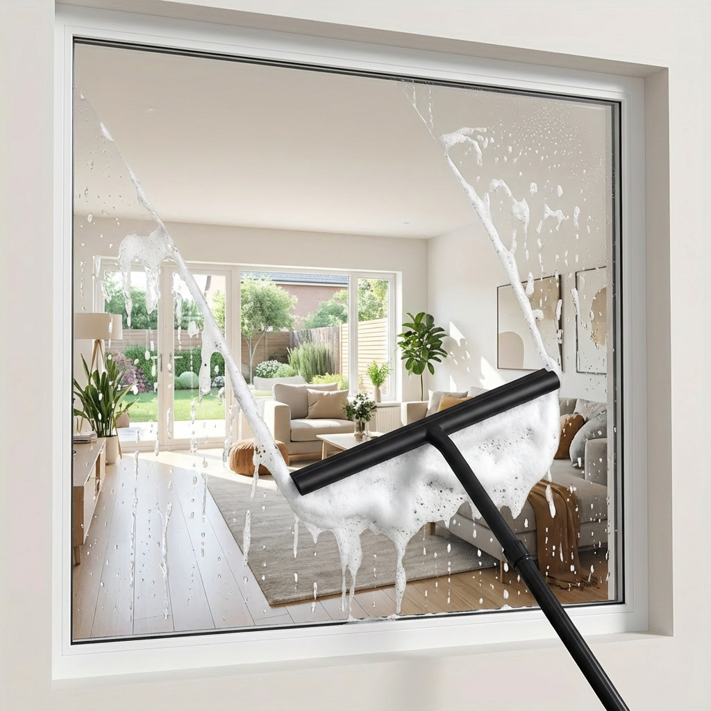 Limpiador de Ducha Telescópico con Mango Extensible – Para Pared y Suelo