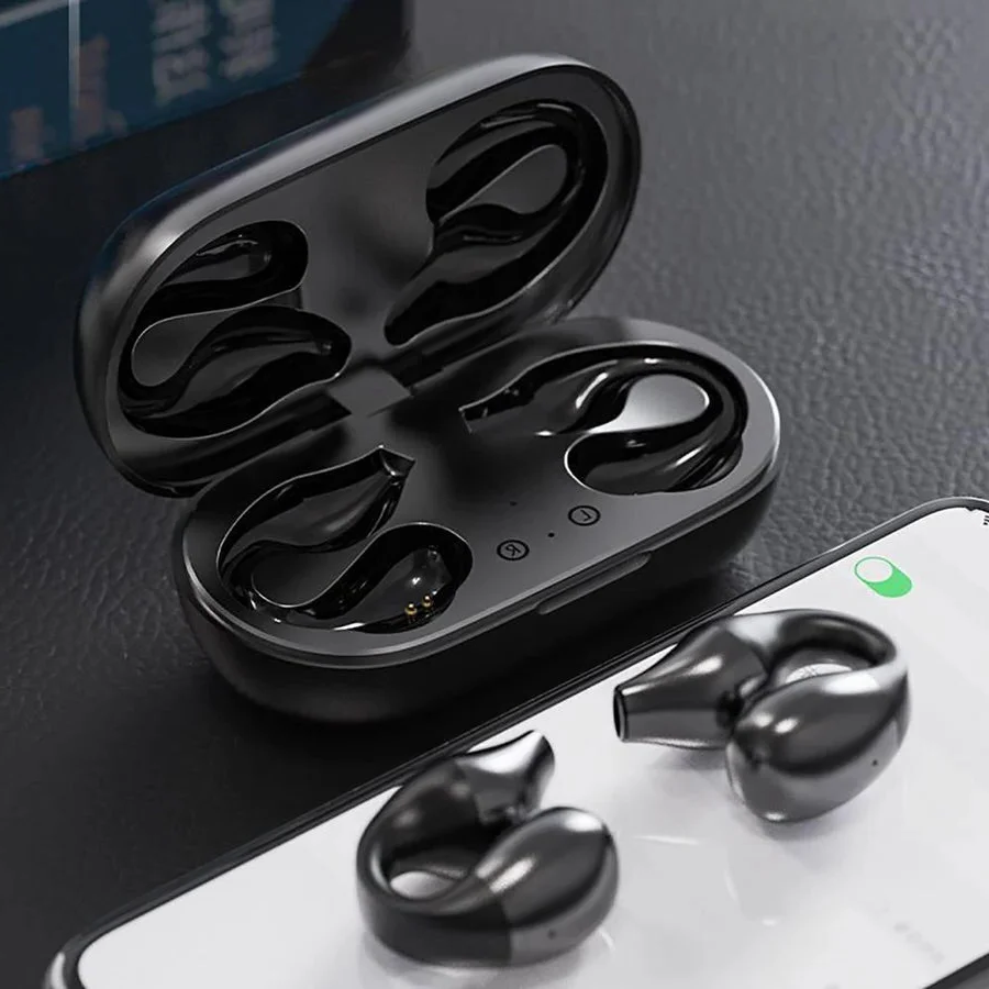 Auriculares Inalámbricos con Clip para la Oreja de Conducción Ósea