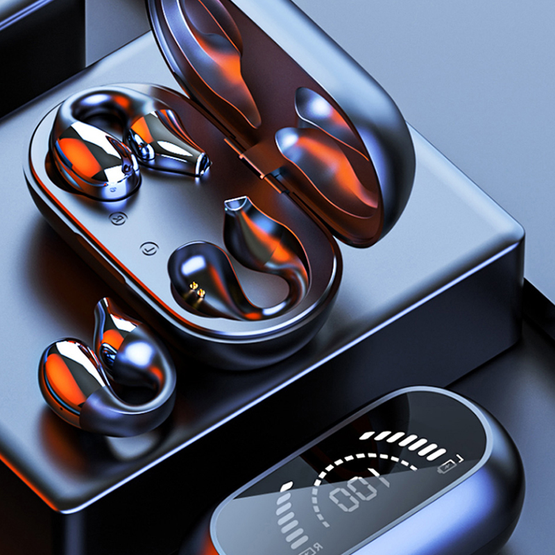Auriculares Inalámbricos con Clip para la Oreja de Conducción Ósea