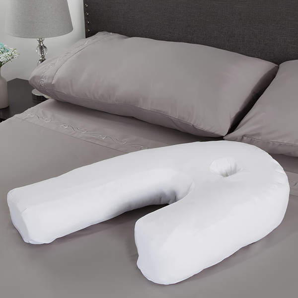 Almohada Ortopédica para Durmientes de Lado con Agujero para la Oreja