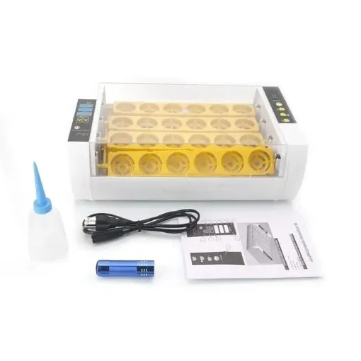 Incubadora de Huevos Premium Automática para Pollos y Codornices, Incubadora de 24 Huevos