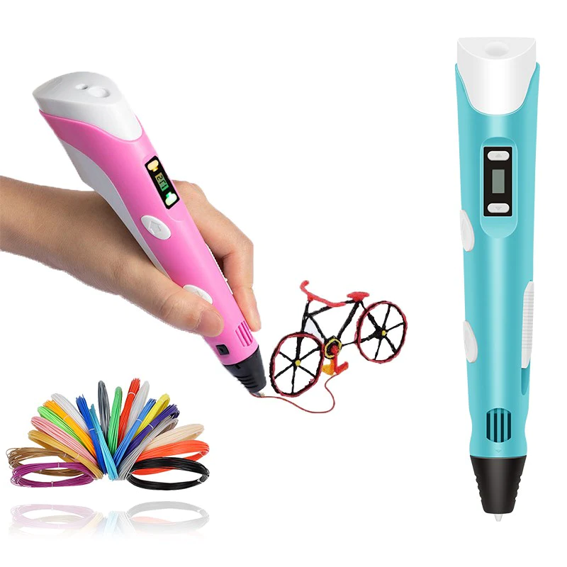 Bolígrafo de Impresión 3D para Niños con Kit de Filamento PLA