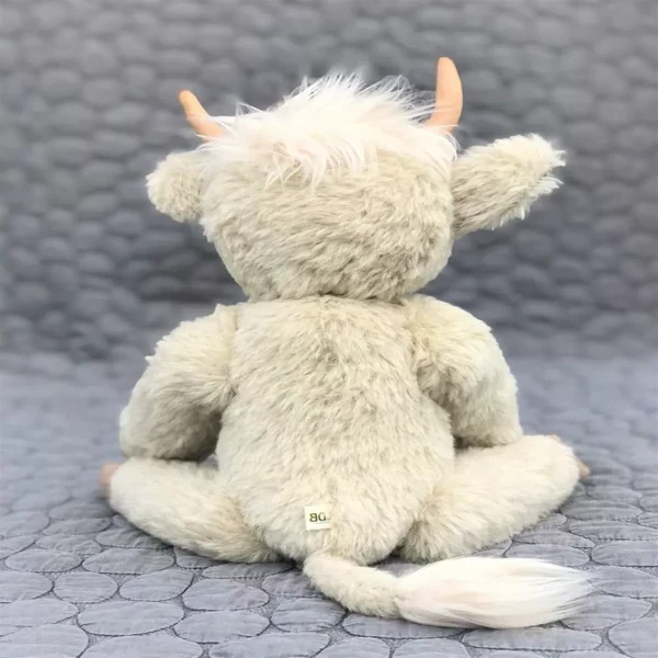 Juguete de Peluche de Ganado Highland Hecho a Mano Escocés