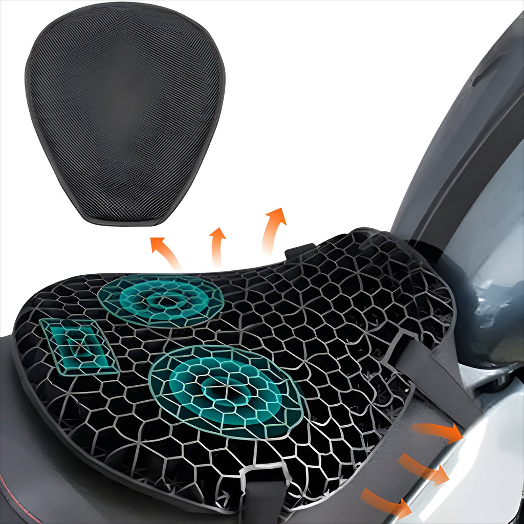 Almohadilla de Gel para Asiento de Motocicleta para Viajes Largos