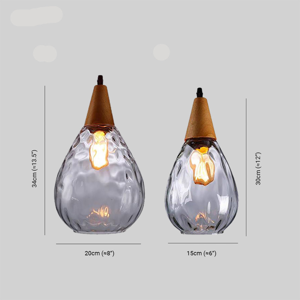 AuraDrop - Lámpara Colgante LED Inspirada en el Vintage con Diseño Elegante