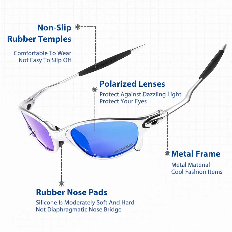 OutdoorPro Gafas de Sol Deportivas Polarizadas con Protección UV400 para Actividades al Aire Libre y Ajuste Cómodo