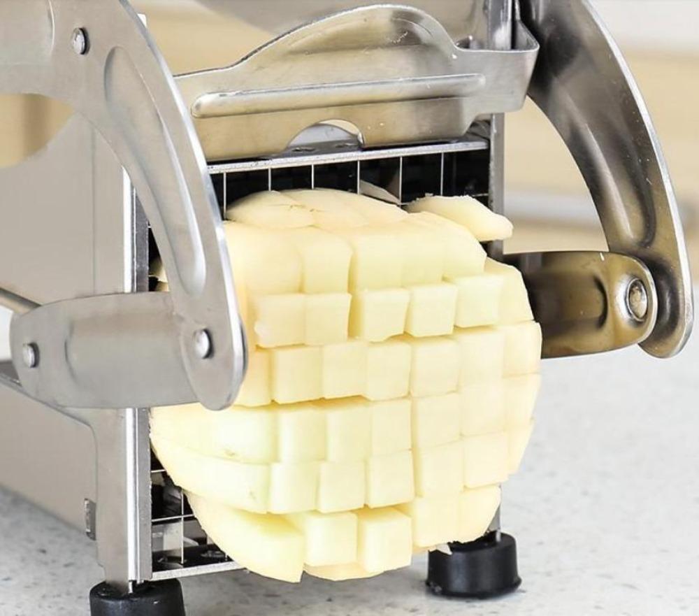 ProSlice Cortador de Papas y Papas Fritas – Papas Fritas Perfectamente Cortadas en Un Solo Movimiento