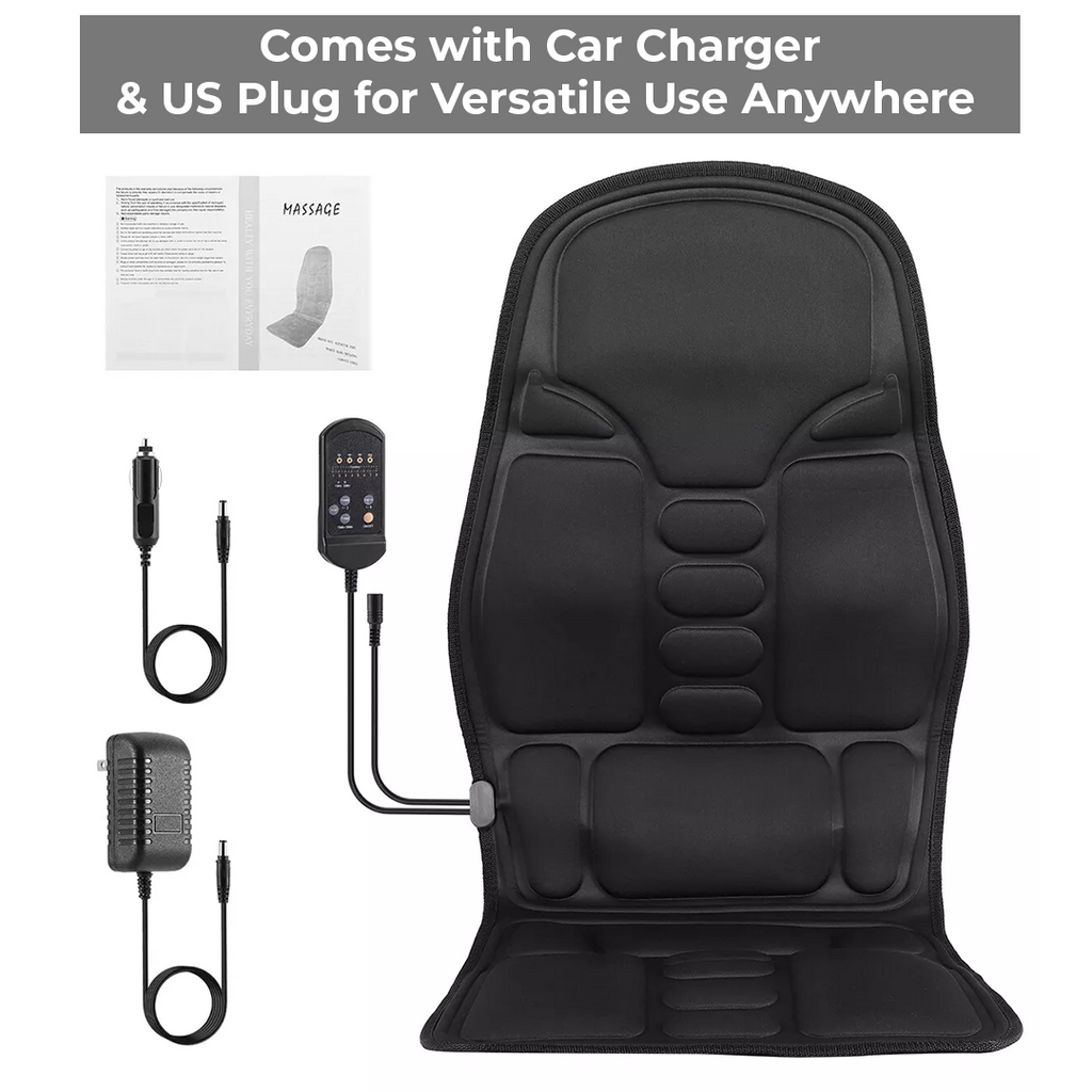 Cojín de Masaje Térmico para Silla y Coche