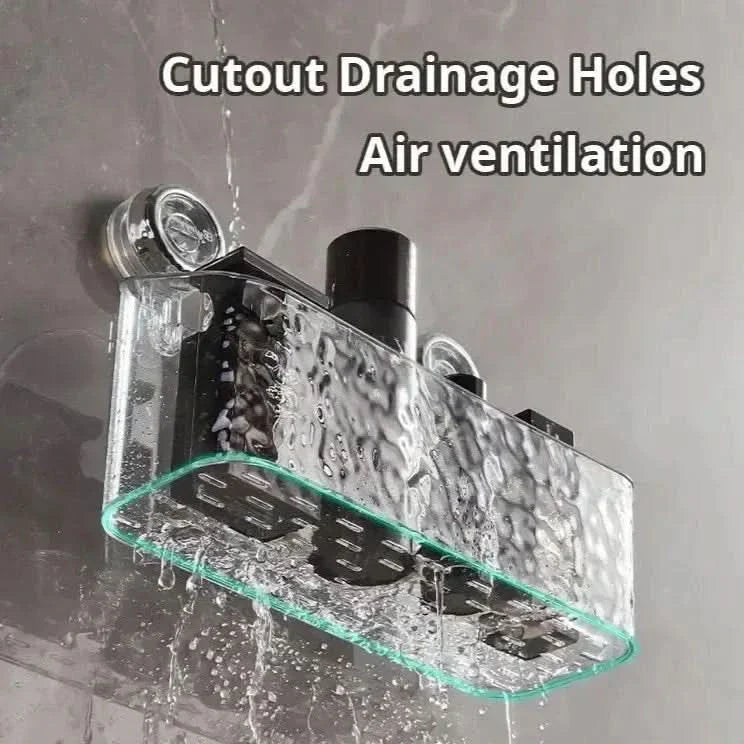 Estante práctico para pared sin perforación para baño