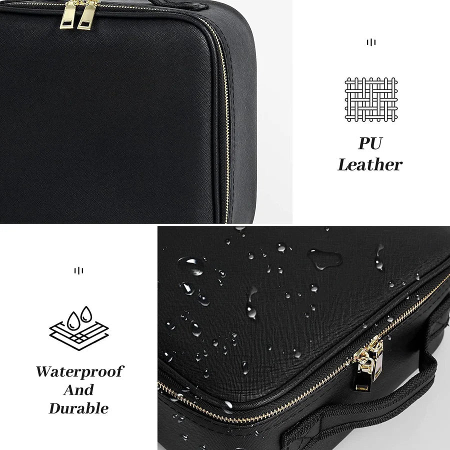 GlamBolt️ | Radiante en movimiento con bolsa de maquillaje LED