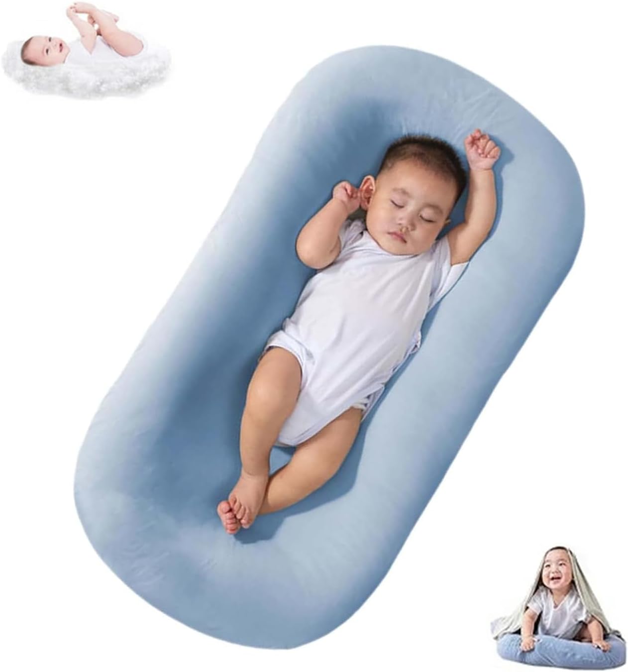Cojín para Bebés - Algodón Suave | Nido para Bebés 0-24 Meses
