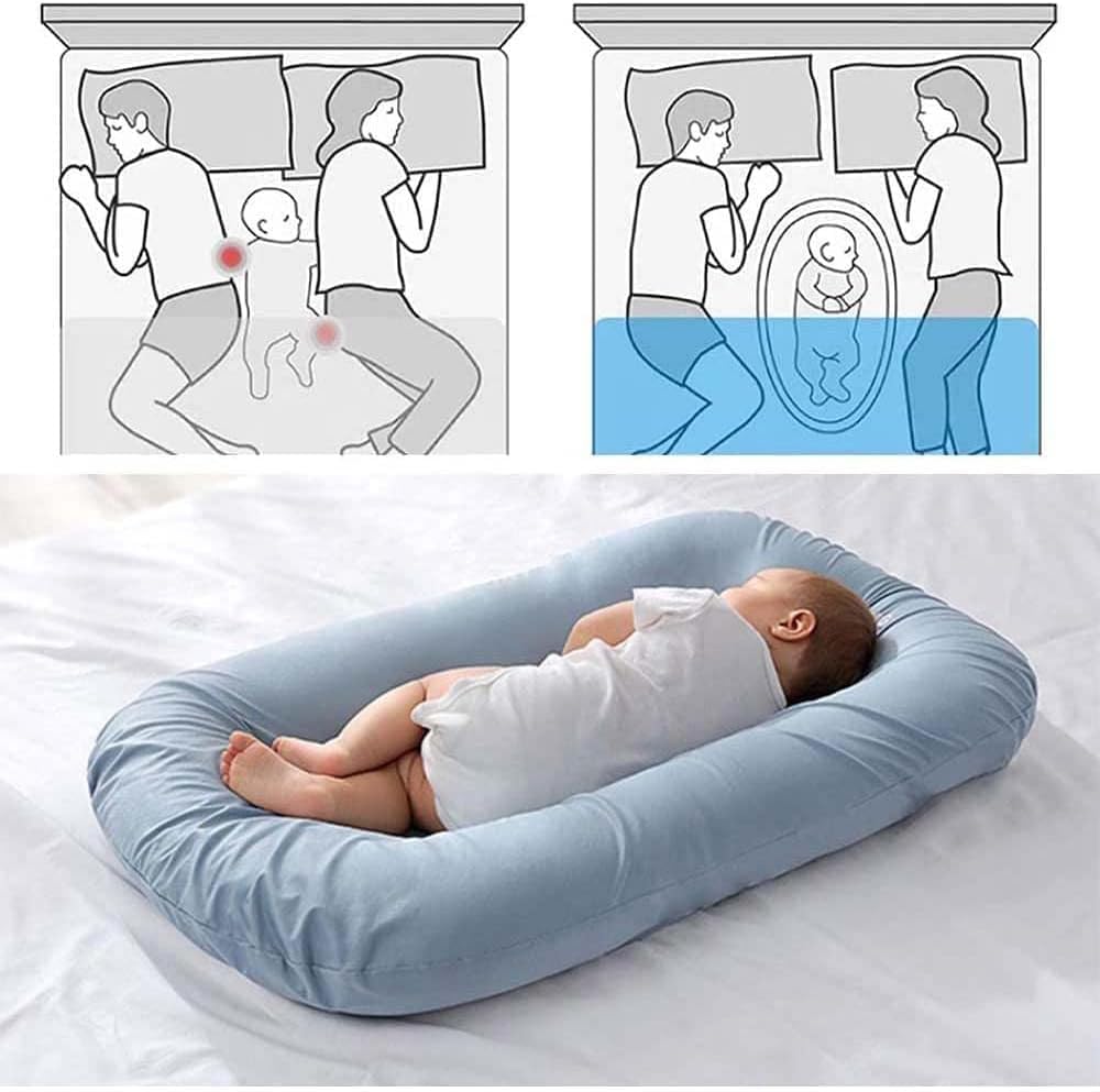 Cojín para Bebés - Algodón Suave | Nido para Bebés 0-24 Meses