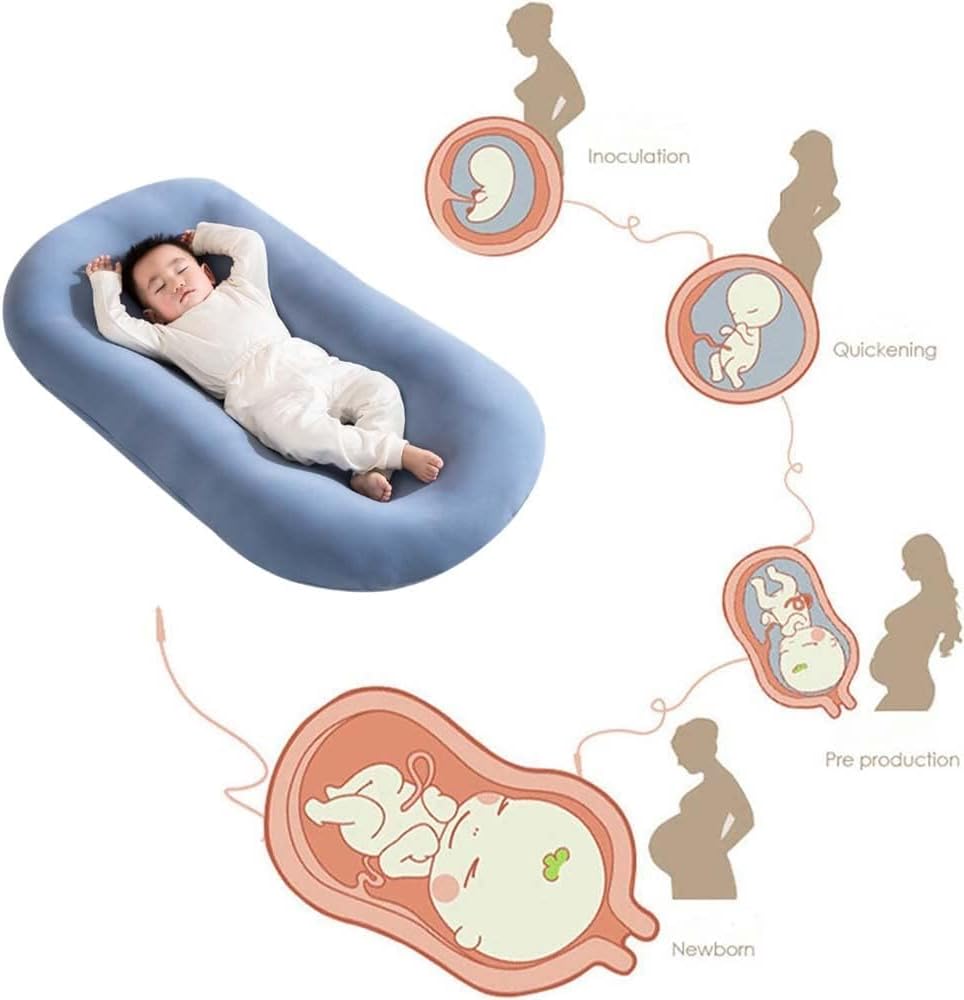 Cojín para Bebés - Algodón Suave | Nido para Bebés 0-24 Meses