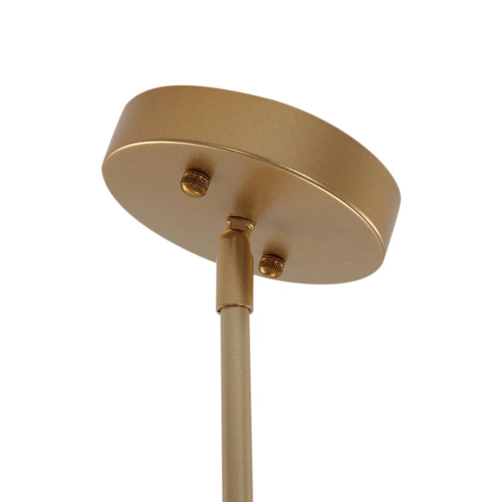 Lámpara de Techo Sputnik de Burbuja de Vidrio Claro de 5 Luces