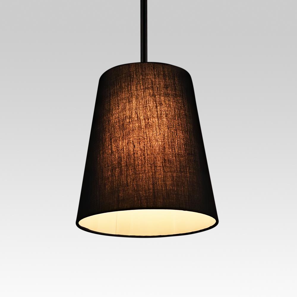 Luz Colgante Geométrica de Tela Contemporánea