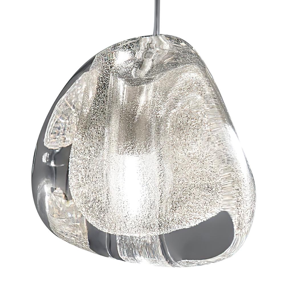 Lámparas Colgantes de Cristal en Grupo Estilo Cascada Contemporáneo