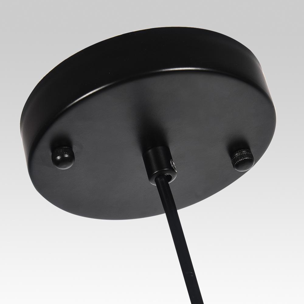 Lámpara Colgante Dome Industrial Negra