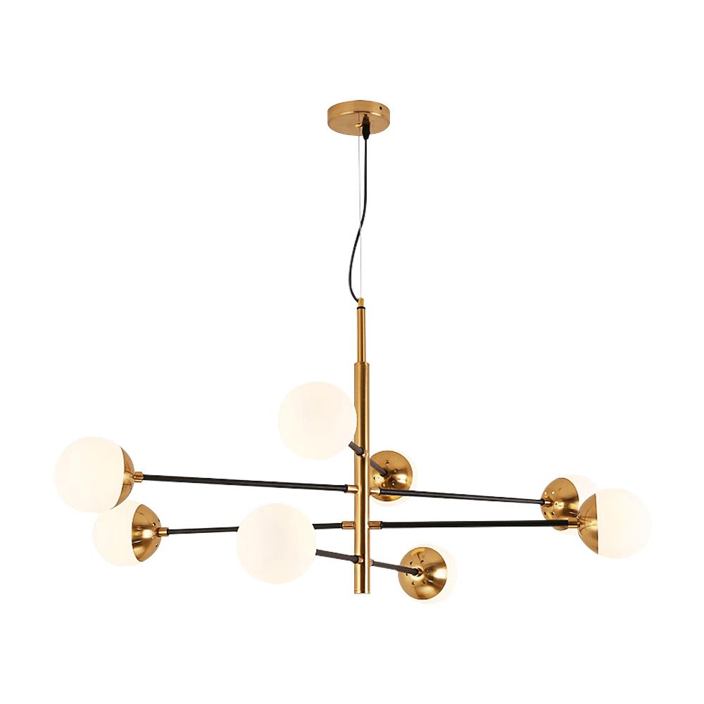 Candelabro Sputnik de Bronce Moderno de Medio Siglo