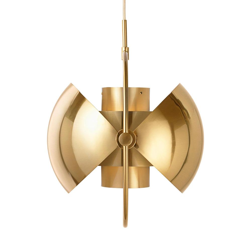Lámpara colgante de metal moderna de 1 luz con diseño cambiante