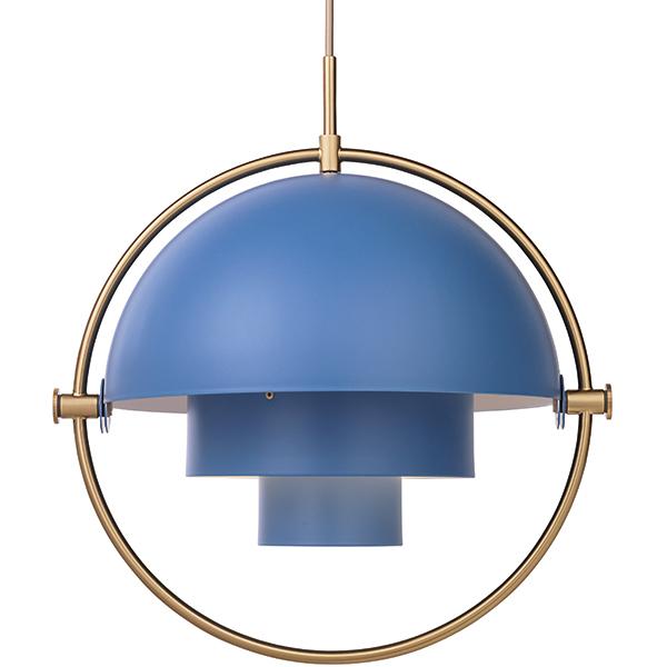 Lámpara colgante de metal moderna de 1 luz con diseño cambiante
