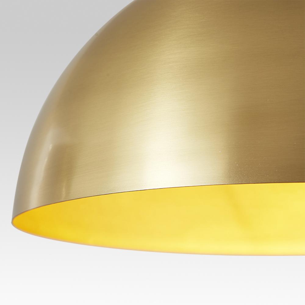 Luz Colgante Industrial de Metal Dome de Estilo Moderno de Mediados de Siglo