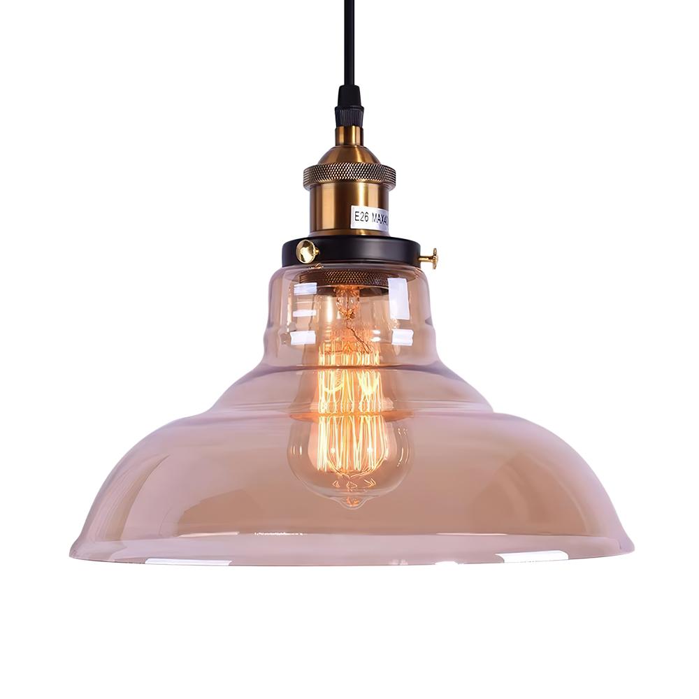 Iluminación Colgante de Vidrio Moderno
