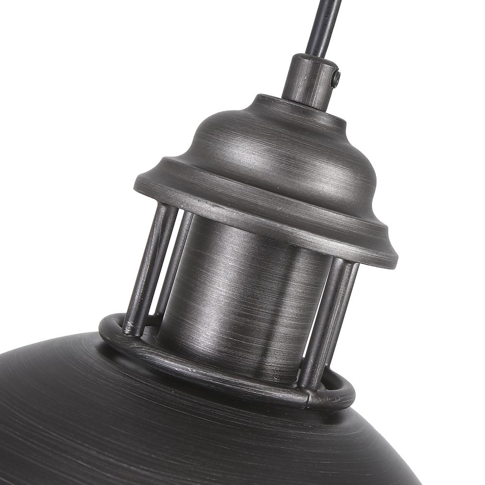 Lámpara Colgante Dome de Tapa de Olla Industrial de 1 Luz